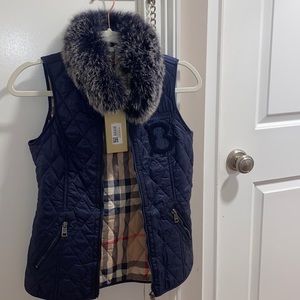 NWT Womens Burberry Vest